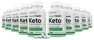 10 bottles of Super Health Keto ACV Pills 1275MG