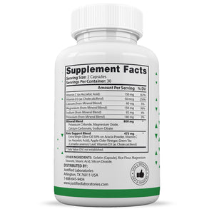 Supplement Facts of Super Health Keto ACV Pills 1275MG