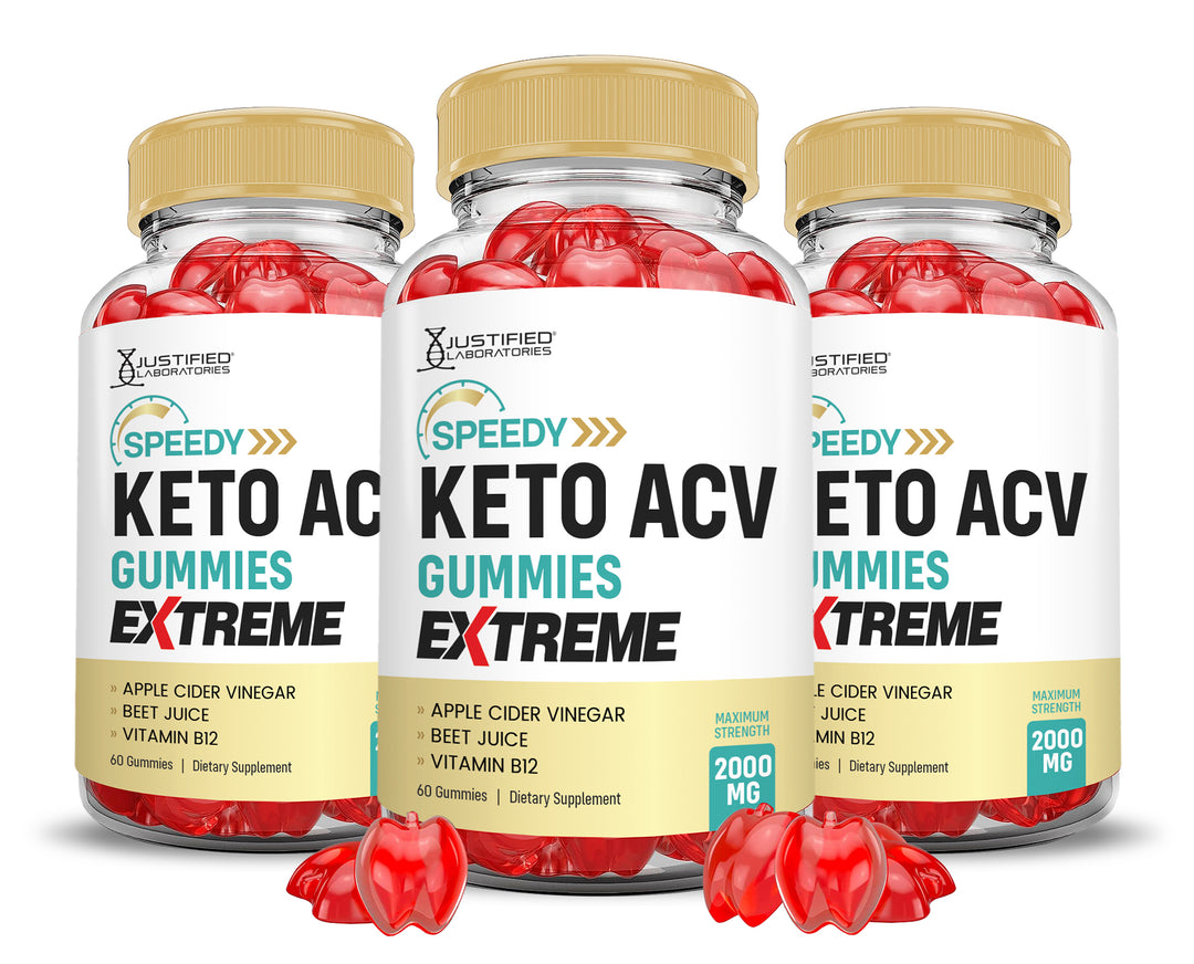 2 x Stronger Extreme Speedy Keto ACV Gummies 2000 mg
