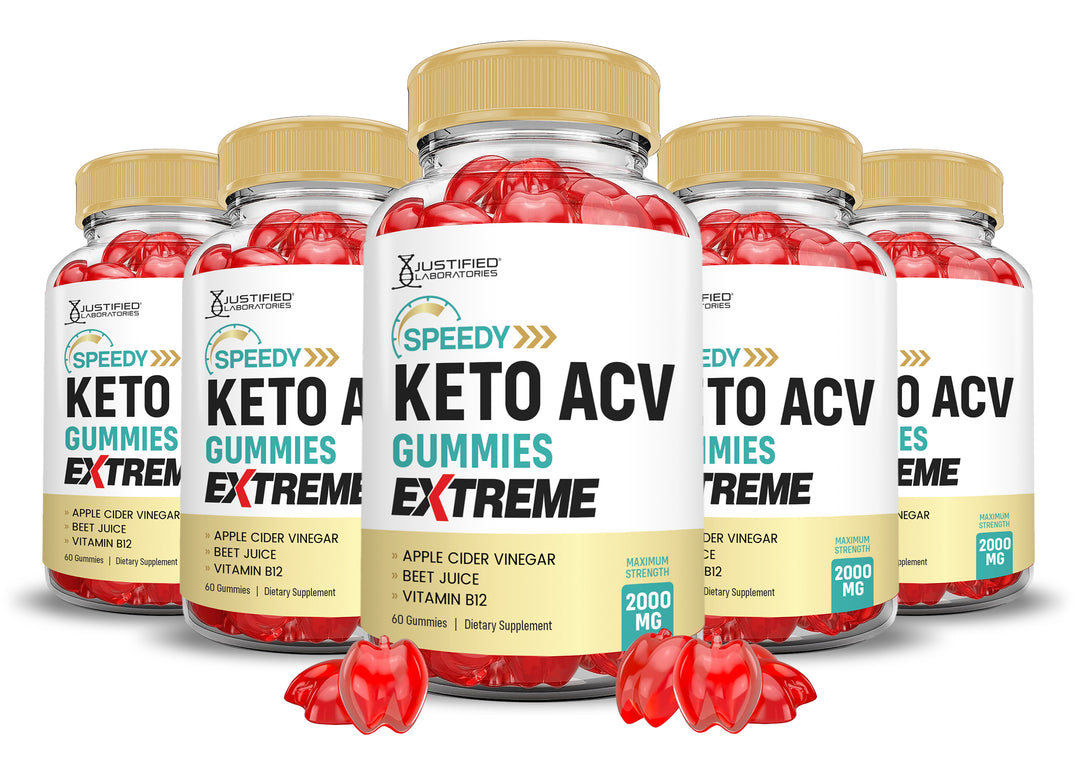 2 x Stronger Extreme Speedy Keto ACV Gummies 2000 mg
