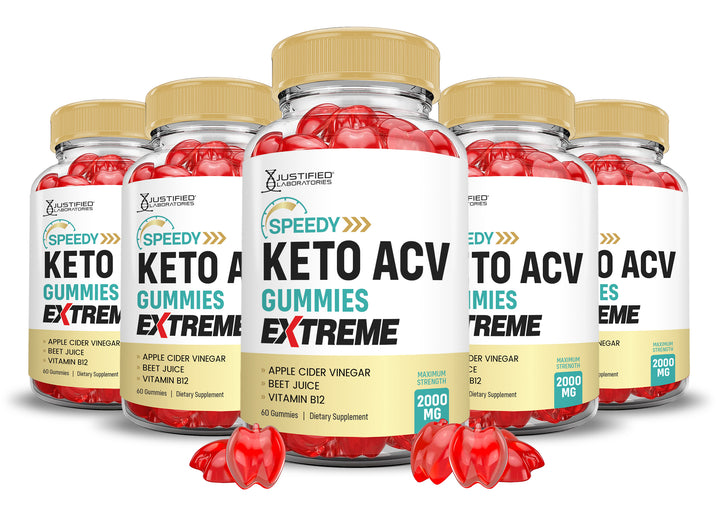 2 x Stronger Extreme Speedy Keto ACV Gummies 2000 mg