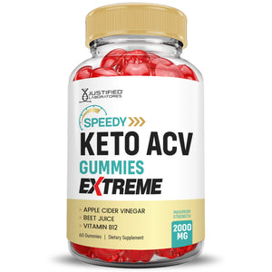 2 x Stronger Extreme Speedy Keto ACV Gummies 2000 mg