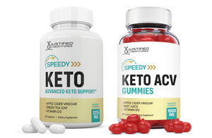 1 bottle Speedy Keto ACV Gummies + Pills Bundle
