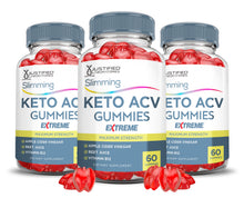 Load image into Gallery viewer, 3 bottles of 2 x Stronger Slimming Keto ACV Keto ACV Gummies Extreme 2000mg