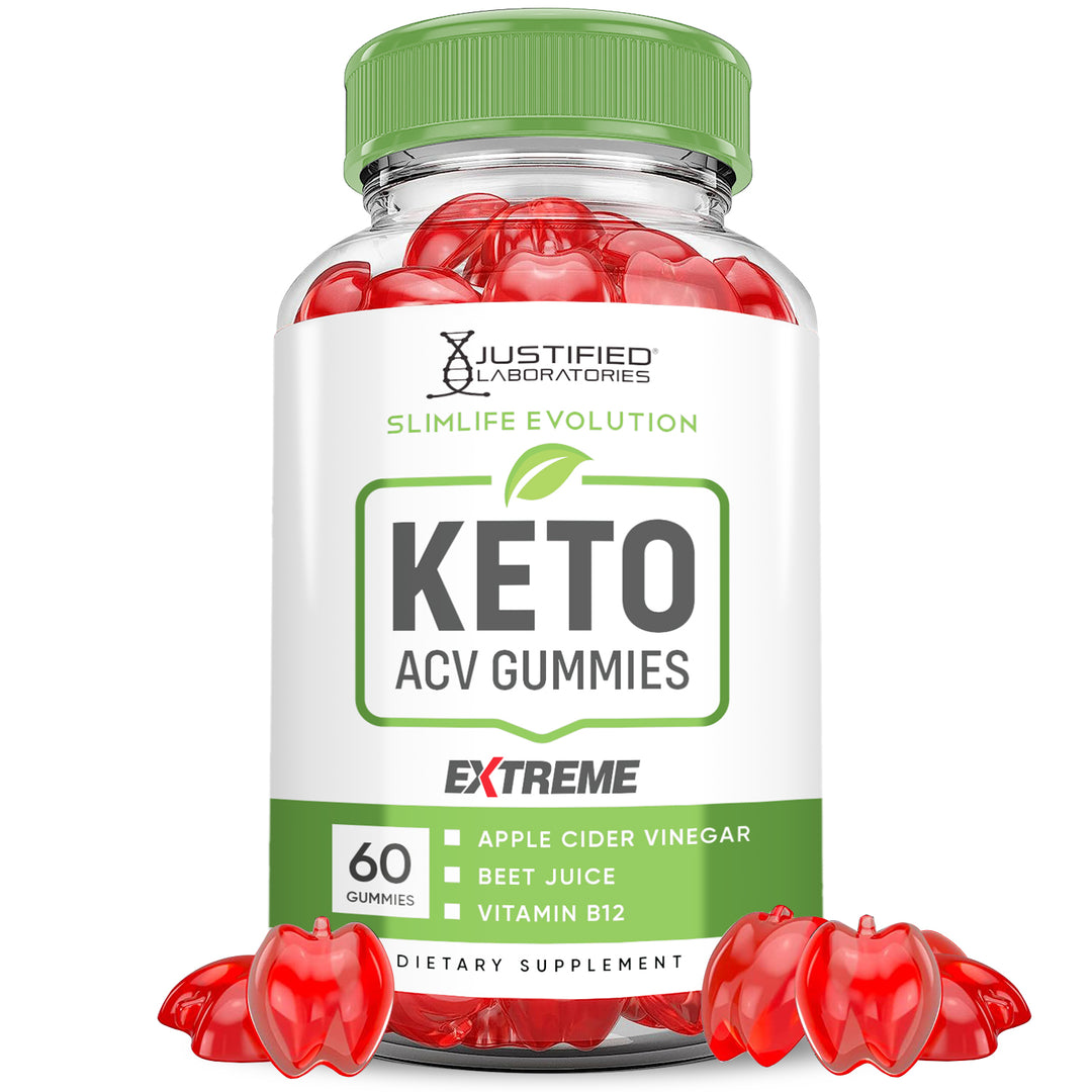 1 bottle of 2 x Stronger Slimlife Evolution Keto ACV Gummies Extreme
