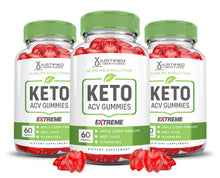 Load image into Gallery viewer, 3 bottles of 2 x Stronger Slimlife Evolution Keto ACV Gummies Extreme