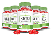 Load image into Gallery viewer, 5 bottles of 2 x Stronger Slimlife Evolution Keto ACV Gummies Extreme