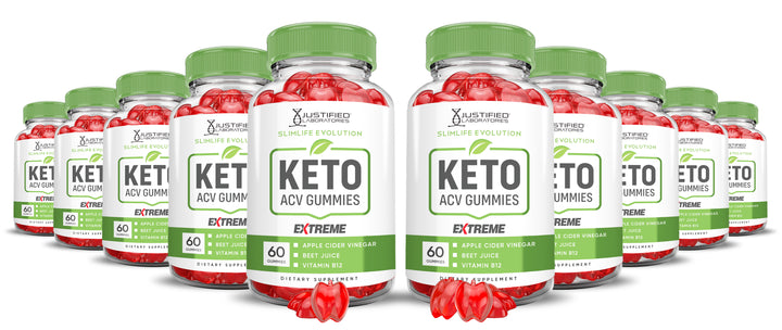 10 bottles of 2 x Stronger Slimlife Evolution Keto ACV Gummies Extreme