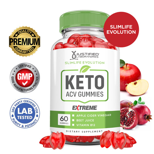 2 x Stronger Slimlife Evolution Keto ACV Gummies Extreme 2000MG