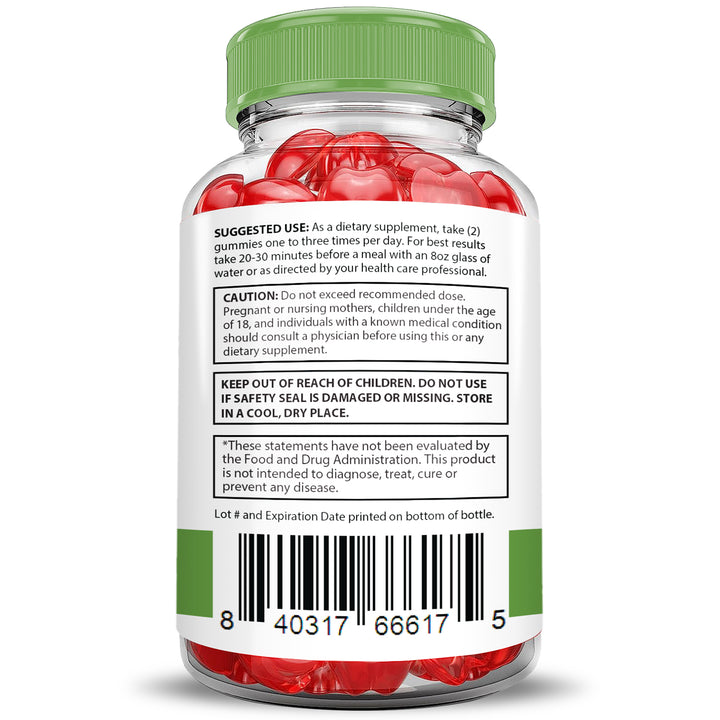 Suggested use and warnings of 2 x Stronger Slimlife Evolution Keto ACV Gummies Extreme