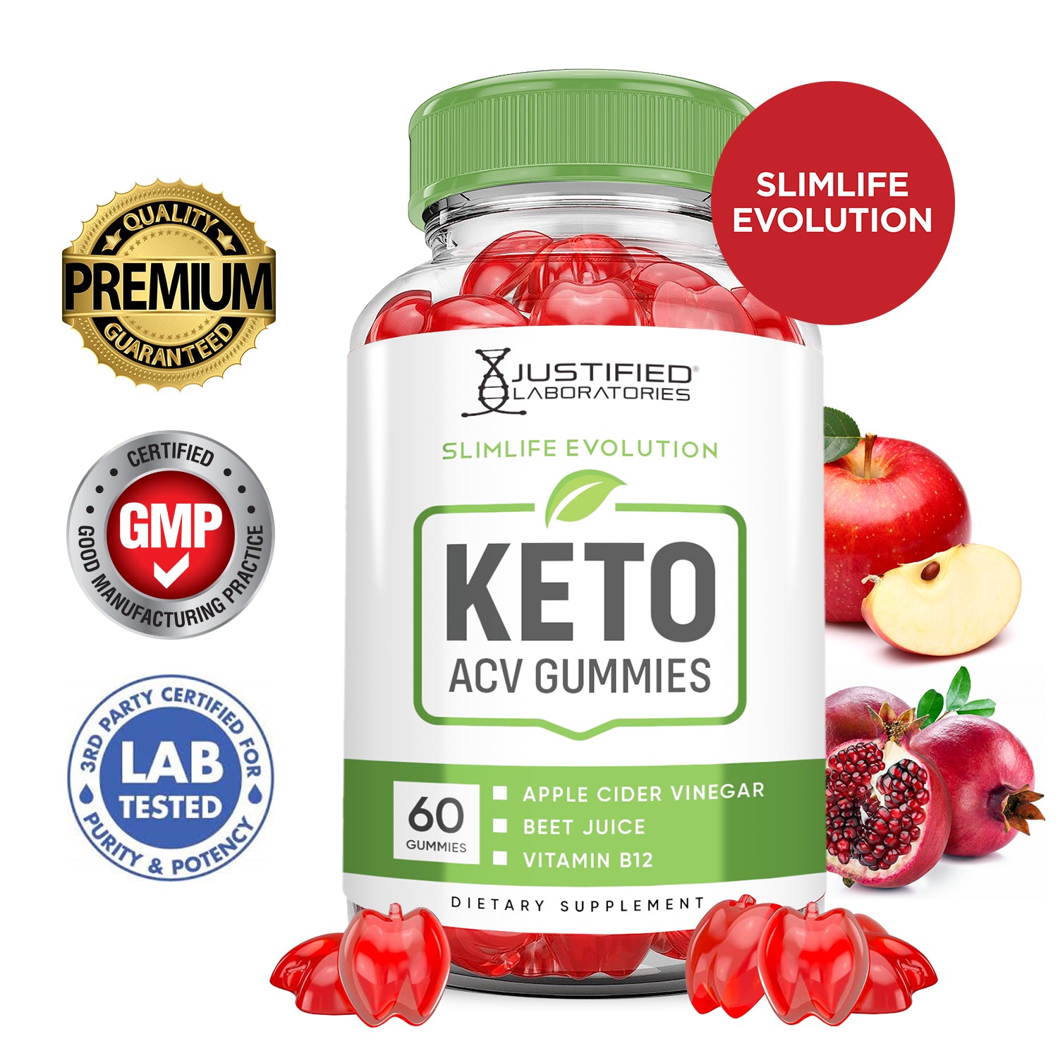 Slimlife Evolution Keto ACV Gummies 1000MG