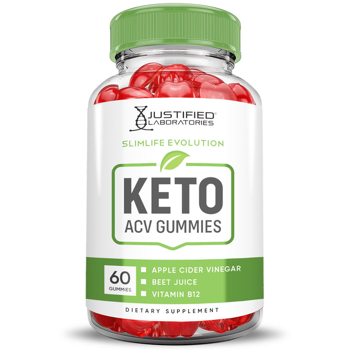 front facing of Slimlife Evolution Keto ACV Gummies