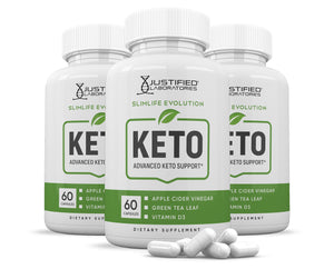 3 bottles of Slimlife Evolution Keto ACV Pills 1275MG