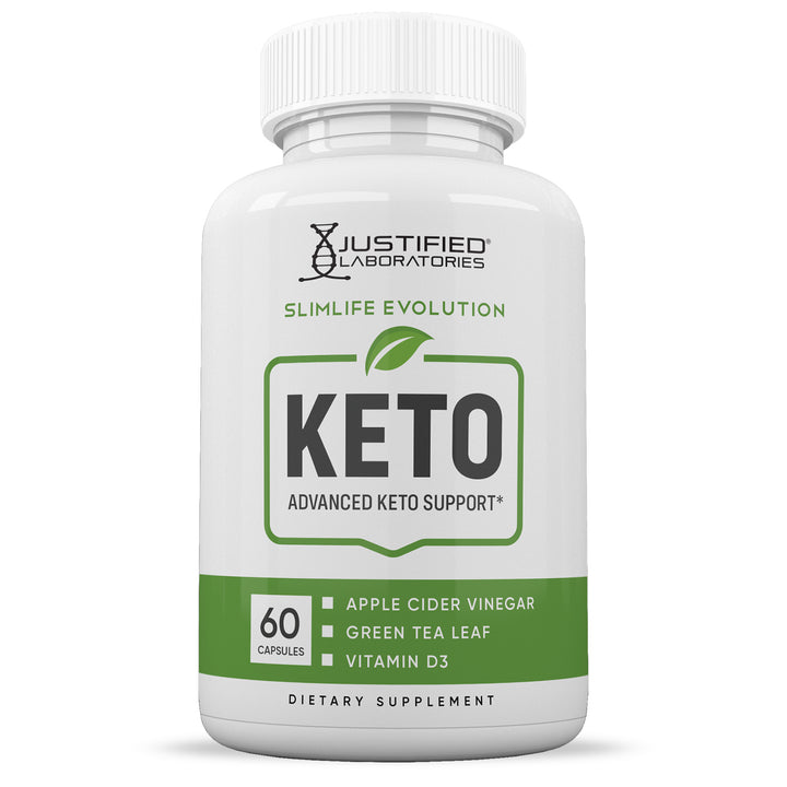 Front facing image of Slimlife Evolution Keto ACV Pills 1275MG