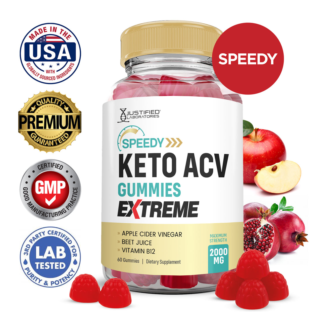 Speedy Keto bottle with seals