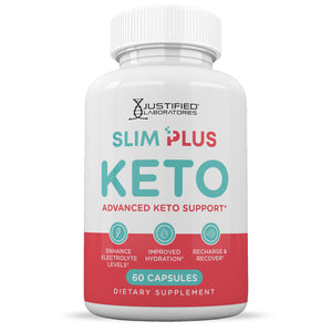 Front facing image of Slim Plus Keto ACV Pills 1275MG
