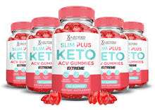 Load image into Gallery viewer, 5 bottles of 2 x Stronger Slim Plus Keto ACV Gummies Extreme 2000mg