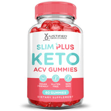 Load image into Gallery viewer, front facing of Slim Plus Keto ACV Gummies 1000MG