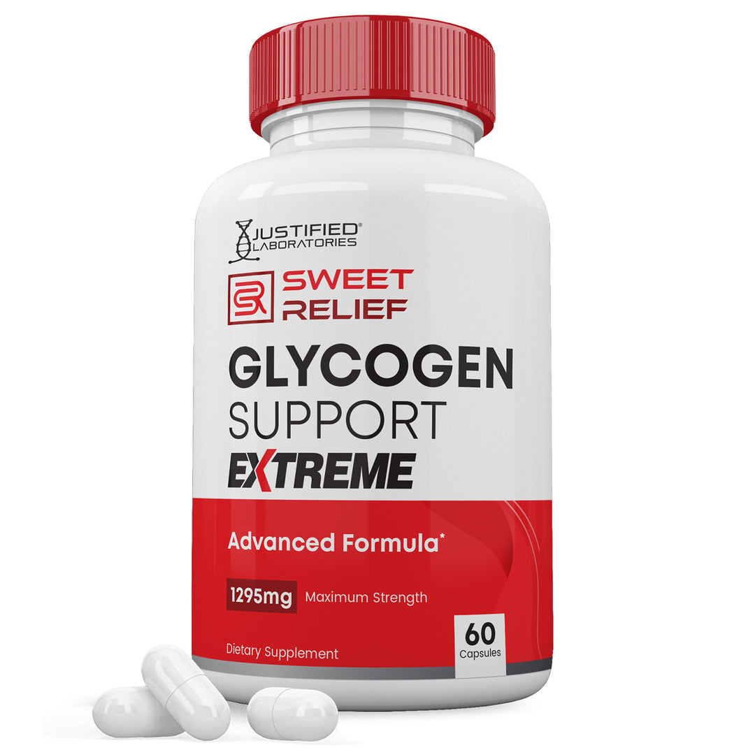 1 bottle of Sweet Relief Glycogen Extreme Advanced Formula 1295MG
