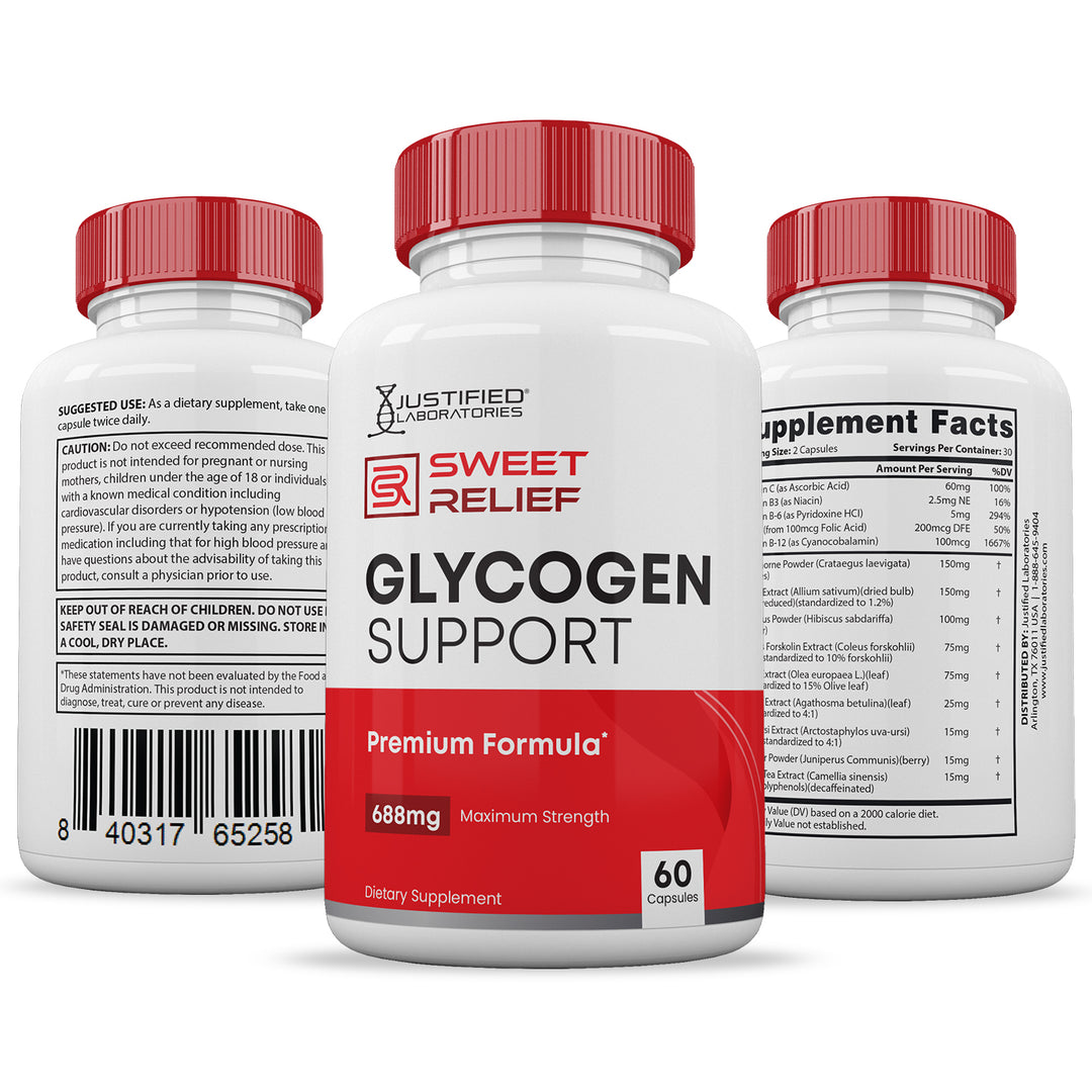Sweet Relief Glycogen Premium Formula 688 MG