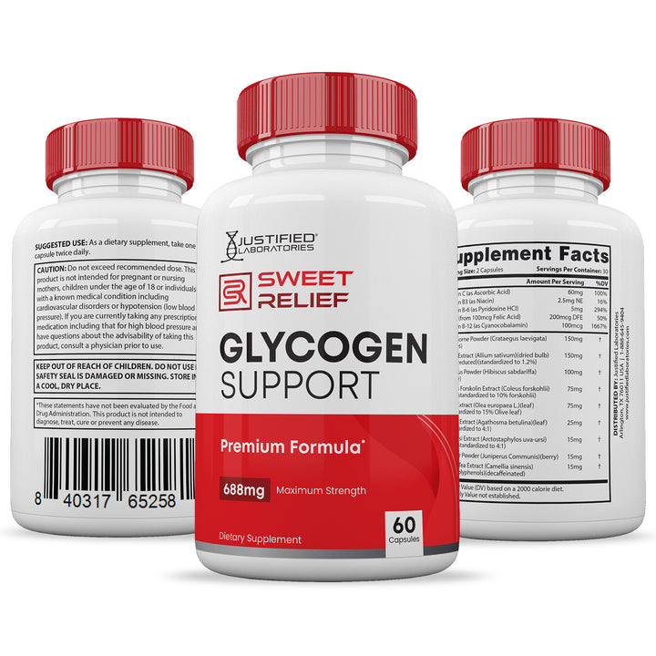 Sweet Relief Glycogen Premium Formula 688 MG