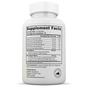 Supplement Facts of Sure Slim Keto ACV Pills 1275MG