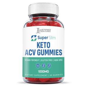 Front facing image of  Super Slim Keto ACV Gummies