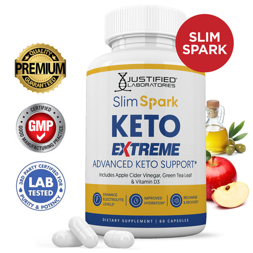 Slim Spark Keto ACV Extreme Pills 1675MG