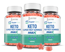 Cargar imagen en el visor de la Galería, 3 bottles of Super Slim Keto Max Gummies