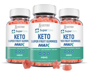 3 bottles of Super Slim Keto Max Gummies