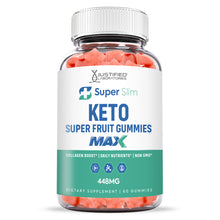 Load image into Gallery viewer, Front facing image of Super Slim Keto Max Gummies