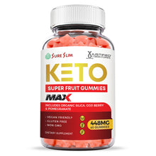 Load image into Gallery viewer, Front facing image of Sure Slim Keto Max Gummies 