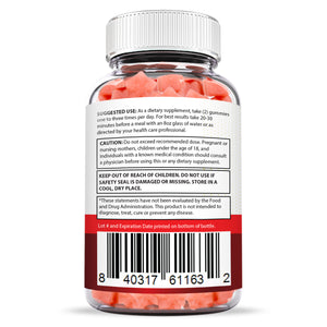 Suggested use and warning of  Sure Slim Keto Max Gummies