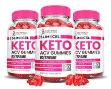 Load image into Gallery viewer, 3 Bottles 2 x Stronger SlimXcel Keto ACV Gummies Extreme 2000mg