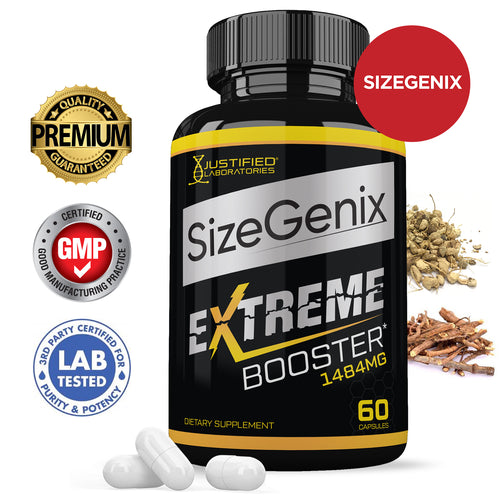 Sizegenix Nahrungsergänzungsmittel für Männer, 1484 mg