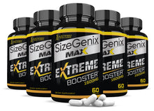 Load image into Gallery viewer, 5 bottles of Sizegenix Max Men’s Health Supplement 1600mg