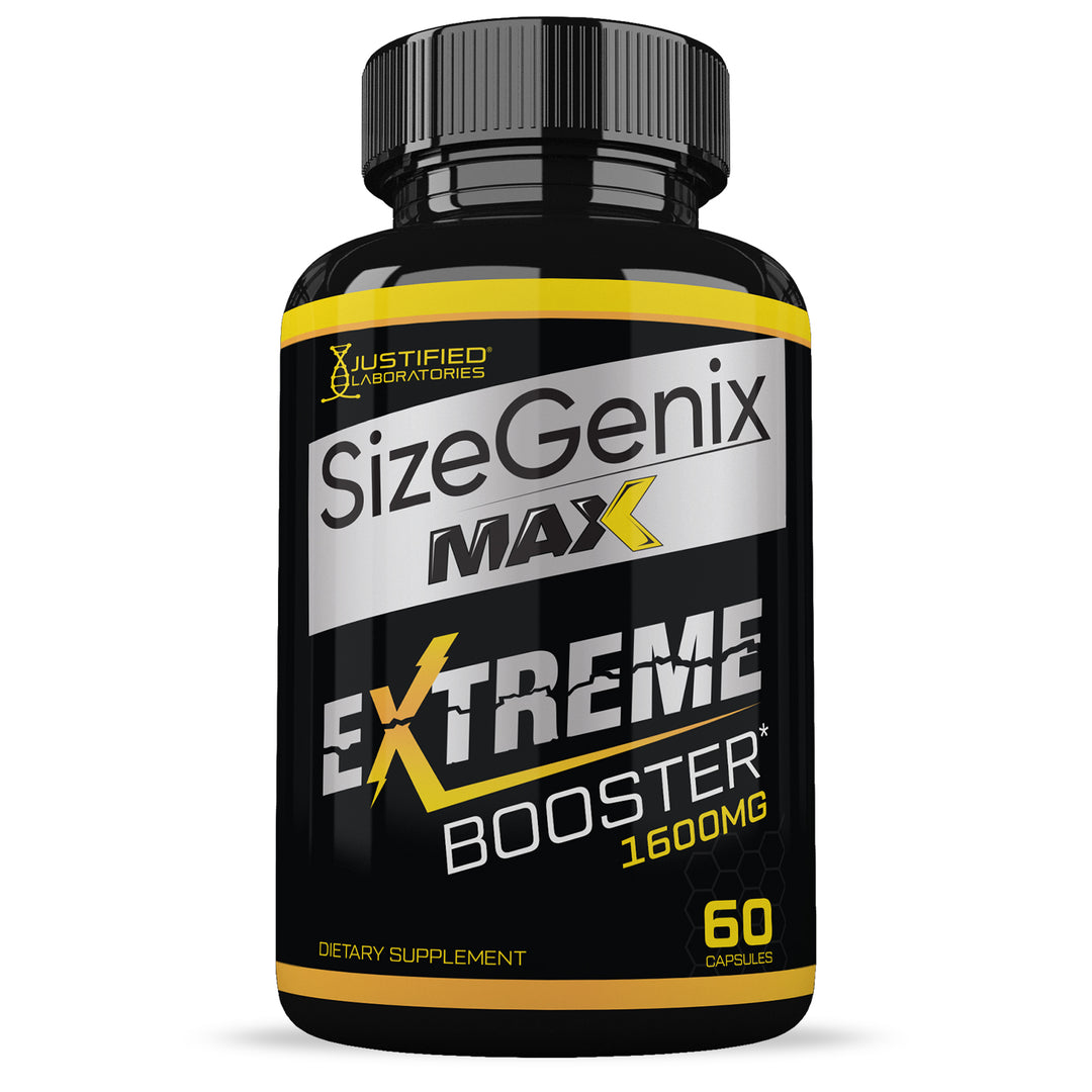 Front facing image of Sizegenix Max Men’s Health Supplement 1600mg
