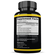 Cargar imagen en el visor de la Galería, Supplement facts of Sizegenix Max Men’s Health Supplement 1600mg