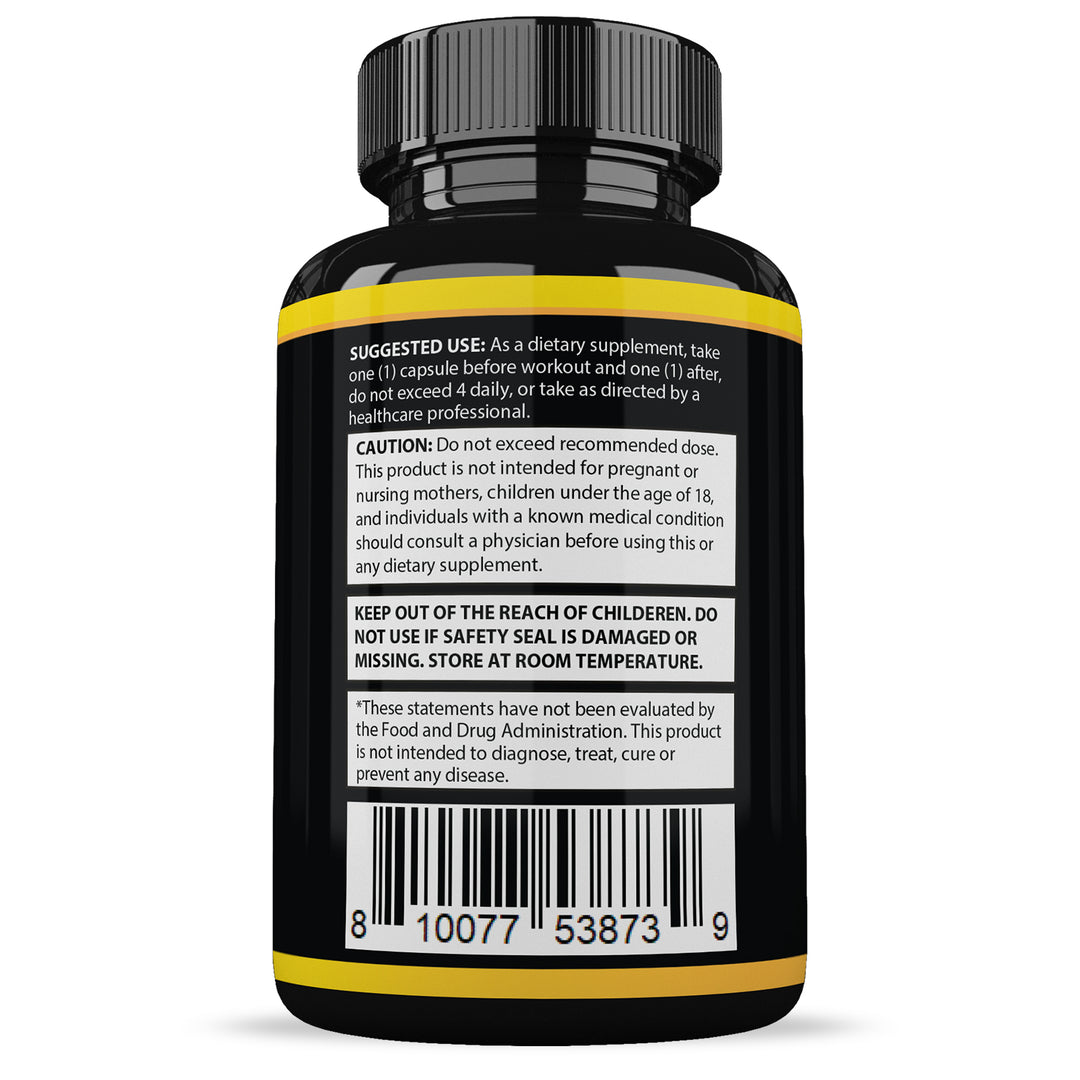 Suggested use and warnings of Sizegenix Max Men’s Health Supplement 1600mg