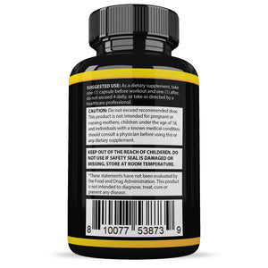 Suggested use and warnings of Sizegenix Max Men’s Health Supplement 1600mg