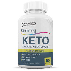 Front facing image of Slimming Keto ACV Pills 1275MG