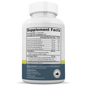 supplement facts of Slimming Keto ACV Pills 