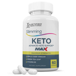1 bottle of Slimming Keto ACV Max Pills 1675MG