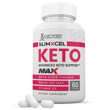 Load image into Gallery viewer, 1 bottle of SlimXcel Keto ACV Max Pills 1675MG