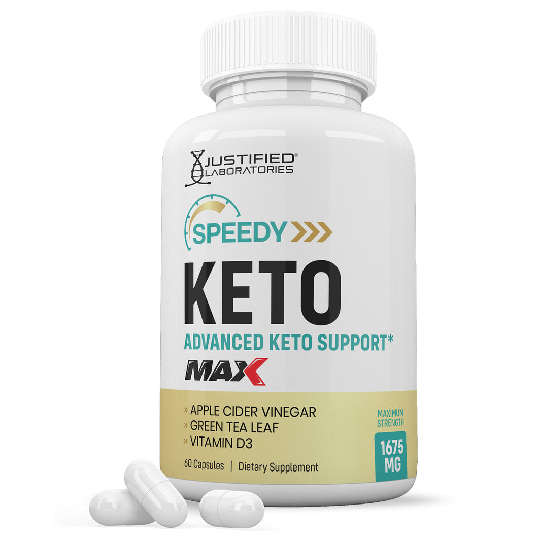1 bottle of Speedy Keto ACV Max Pills 1675MG