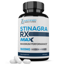 Cargar imagen en el visor de la Galería, 1 bottle of Stinagra RX Max Men’s Health Supplement 1600mg