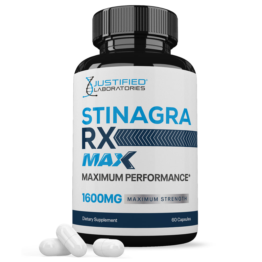 1 bottle of Stinagra RX Max Men’s Health Supplement 1600mg