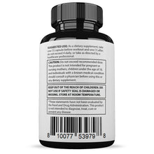 Laden Sie das Bild in den Galerie-Viewer, Suggested use and warnings of Stinagra RX Max Men’s Health Supplement 1600mg