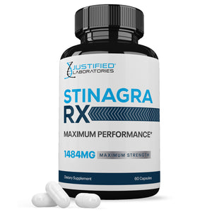 Stinagra RX Nahrungsergänzungsmittel für Männer, 1484 mg