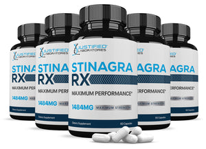5 bottles of Stinagra RX Men’s Health Supplement 1484mg